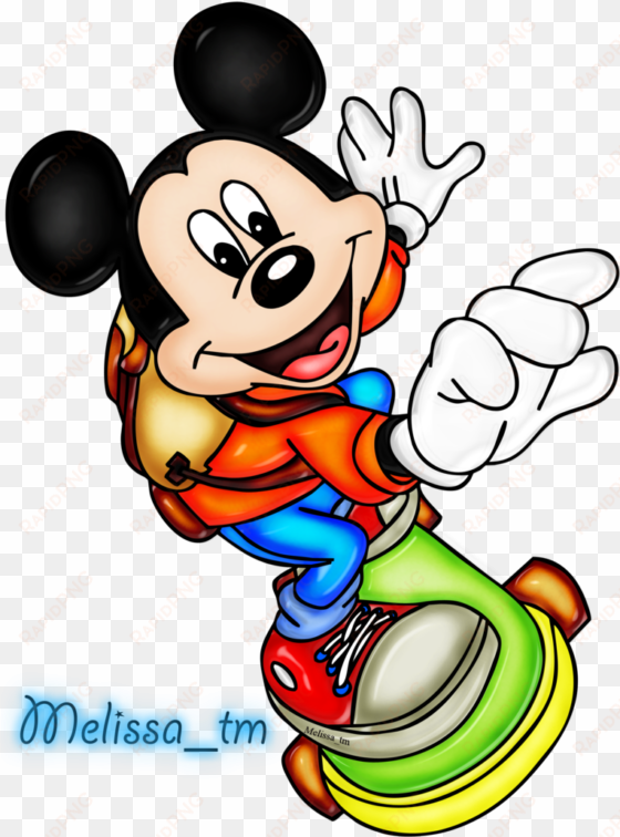 mickey mouse png, disney mickey, walt disney, michey - mickey mouse on skateboard