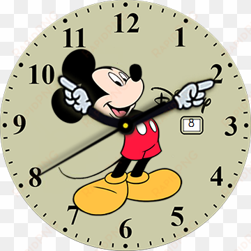 mickey mouse yellow - mickey mouse watch face