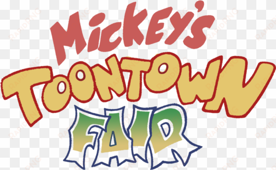 mickey's toontown fair - mickey's toontown logo disneyland