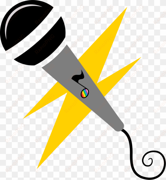 Microphone Clipart Cutie Mark - My Little Pony Microphone Cutie Mark transparent png image