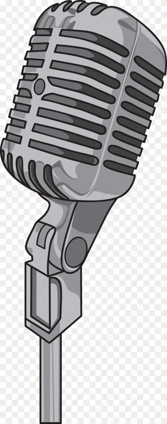 Microphone Vector Png Download Microphone Vector Png - Vintage Radio Station Logo transparent png image