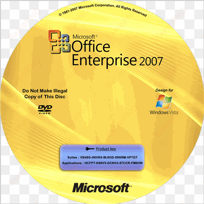 microsoft office 2007 enterprise is microsoft's office - ms office enterprise 2007 disc