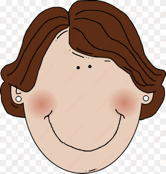 middle aged woman brown hair svg clip arts 570 x 597
