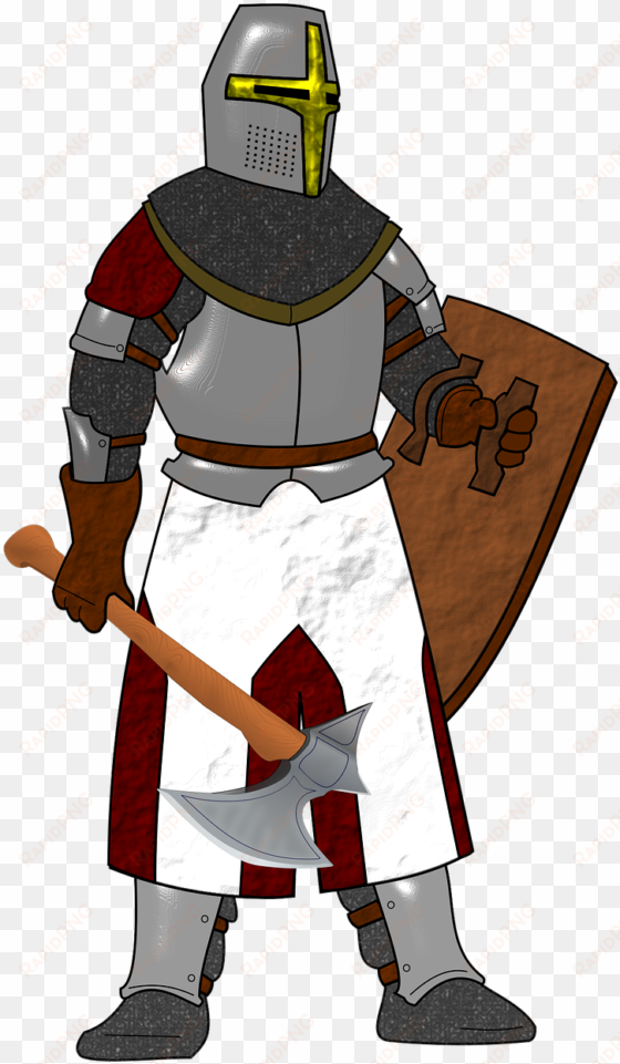 middle ages knight chivalry caballeros medievales/ - clip art
