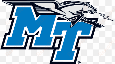 middle tennessee state blue raiders logo - middle tennessee state logo png