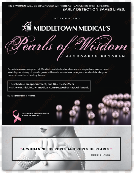 middletown medical pearls of wisdom ad - 100 reasons