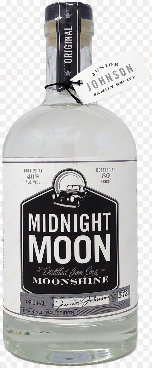 Midnight Moon 80 Proof Moonshine - Junior Johnson Midnight Moon transparent png image