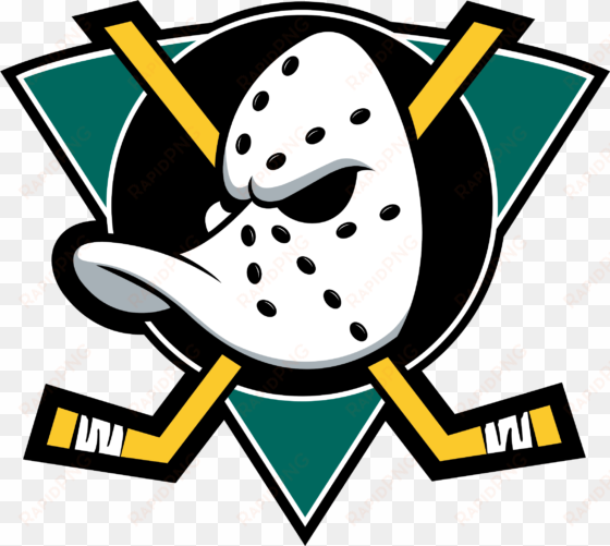 mighty ducks primary logo - anaheim ducks logo