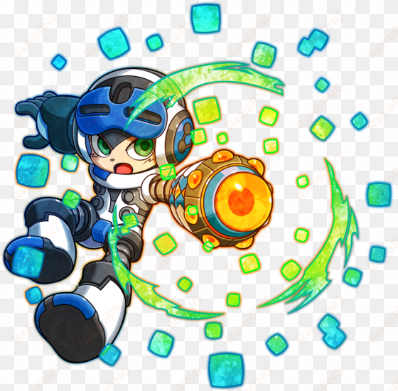 mighty gunvolt burst beckart - mighty gunvolt mega man