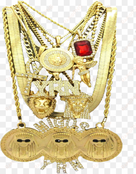 migos gold chain - migos chain png