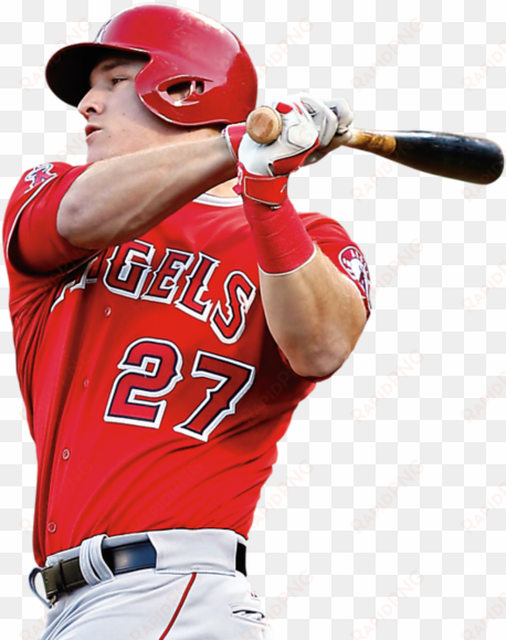 mike trout fathead - mike trout no background