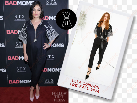 mila kunis in ulla johnson pre-fall - bad moms