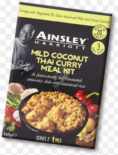 mild coconut thai curry - ainsley harriott thai curry kit