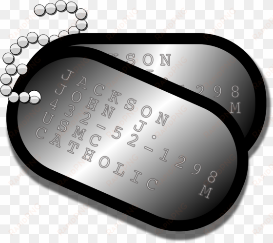 Military Dog Tags Png Royalty Free Stock - Custom Military Dog Tags Sticker transparent png image