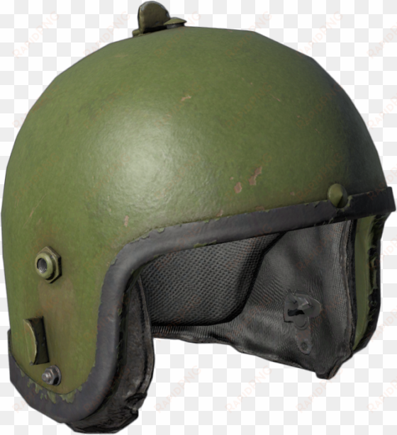 military helmet with goggles