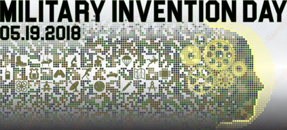 military invention day 2018 banner logo - textile invention 2018