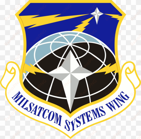 military satellite communications wing - 24th air force logo