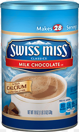 milk chocolate canister - swissmiss hot cocoa mix