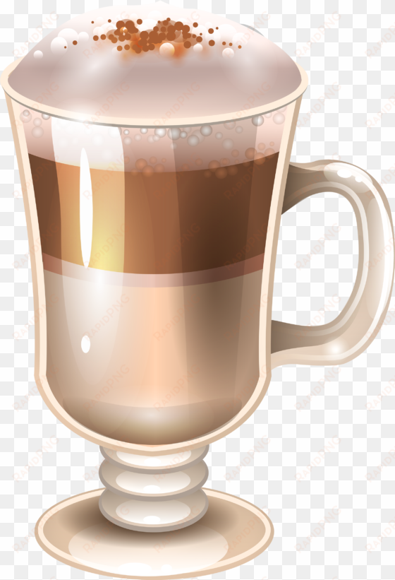 milk clipart full cup - latte macchiato png