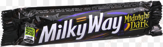 milky way midnight dark chocolate singles size candy