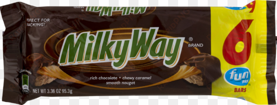 Milky Way Milk Chocolate Fun Size Candy Bars Bag, 20.73 transparent png image