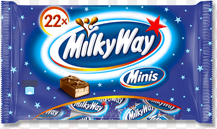 milky way minis 24x366g - milky way chocolate