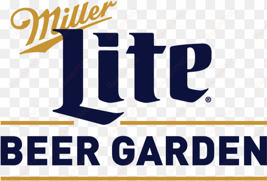 miller lite beer garden - miller lite logo 2018