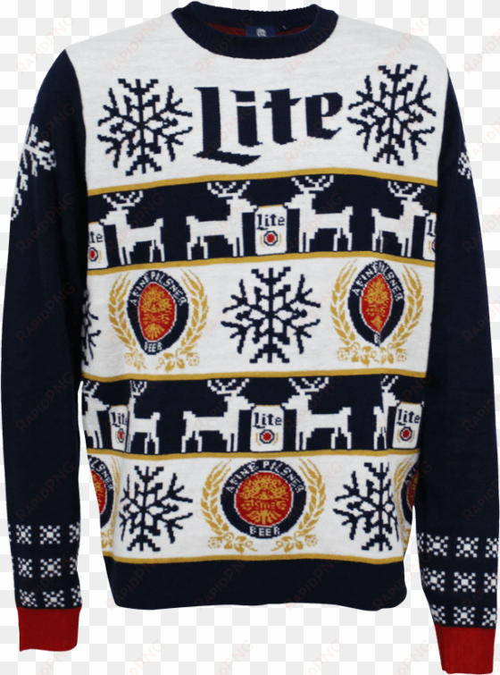 miller lite holiday sweater - miller lite christmas sweater amazon