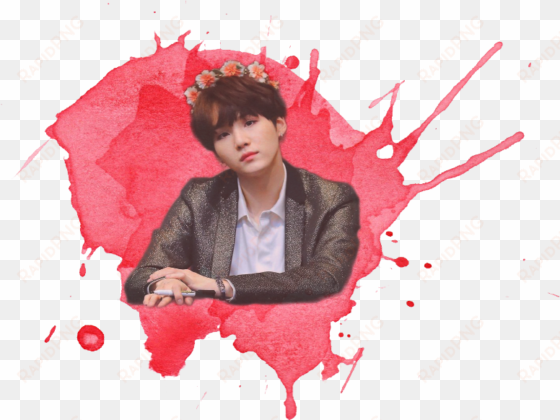 min yoongi watercolor effect by mysticgirl on - watercolor painting