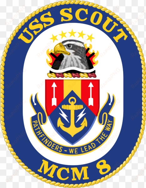 Mine Countermeasures Ship Uss Scout - Mcm 8 Uss Scout transparent png image