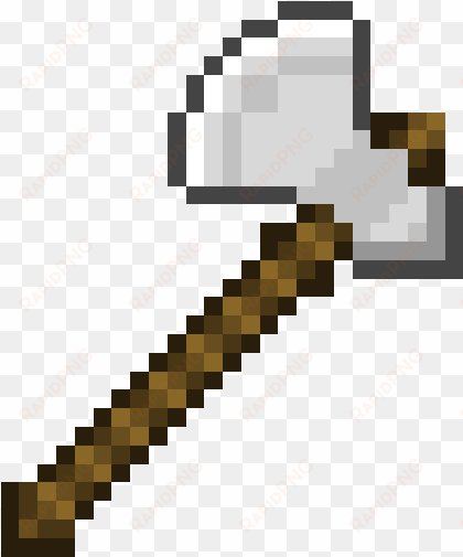 minecraft axe - minecraft diamond png