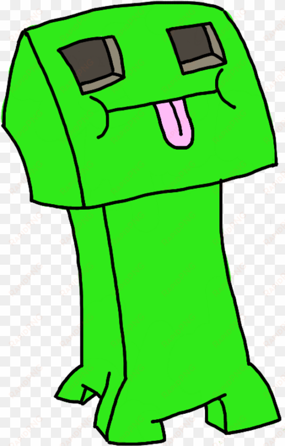 minecraft mc mcpe creeper green derpy derpycreeper - minecraft