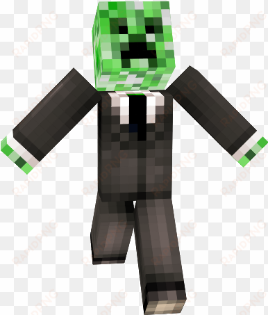 minecraft minecraft creeper in a suit skin - minecraft skins mobs in suits