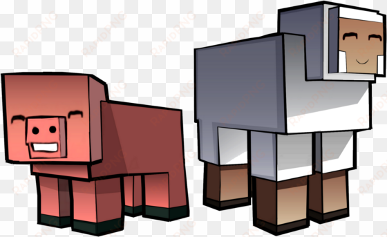 minecraft pig and sheep by enr1 on deviantart - diary of a minecraft pig [book]