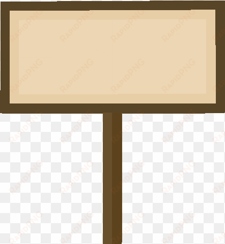 minecraft sign png - blank sign transparent