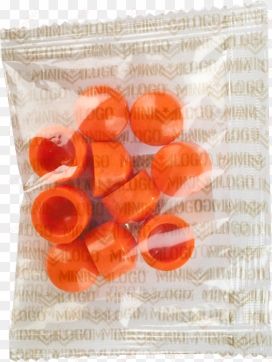 mini logo 10/pack pivot cups orange