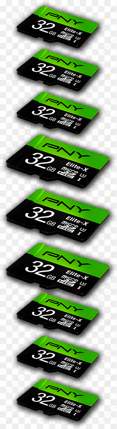 Mini Micro Sd Micro Sd Card Sd Cards Sd Card Png Transparent - Pny 32gb Microsd Class 10 / Uhs-1 Memory Card transparent png image