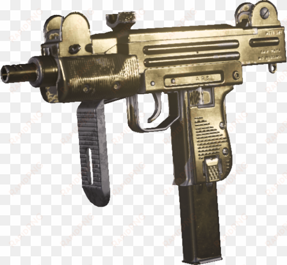 mini-uzi gold mwr - mini uzi png