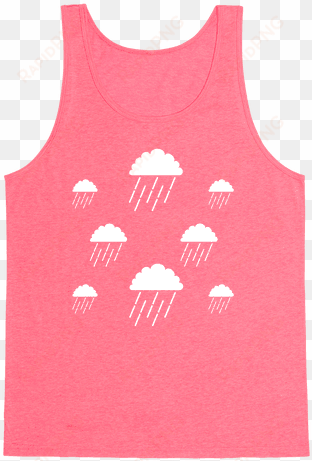 minimalist rain clouds tank top - top