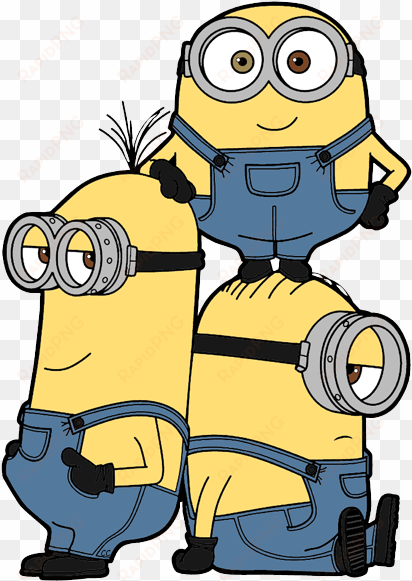 minions clipart kevin cute borders vectors animated - kevin and carl minions