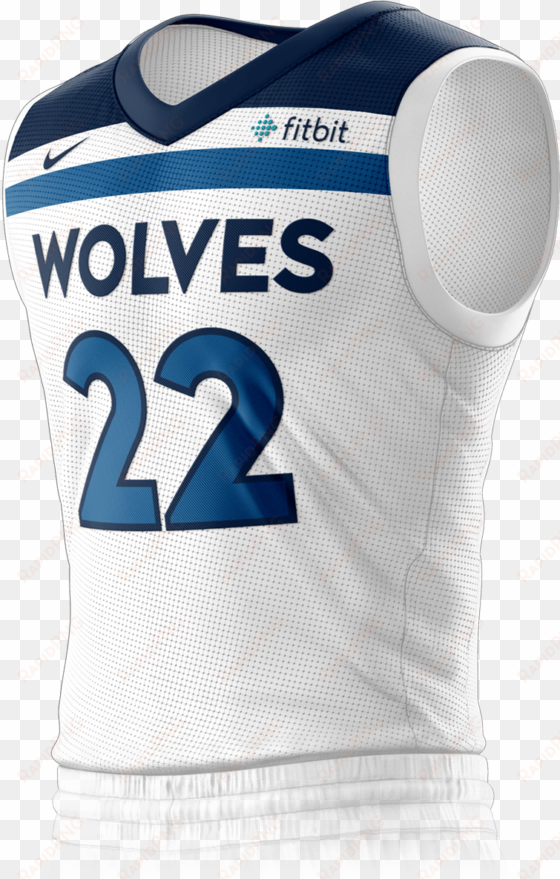 minnesota timberwolves association edition jersey back - minnesota timberwolves fitbit jersey