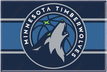 minnesota timberwolves premium acrylic magnet - minnesota timberwolves magnet