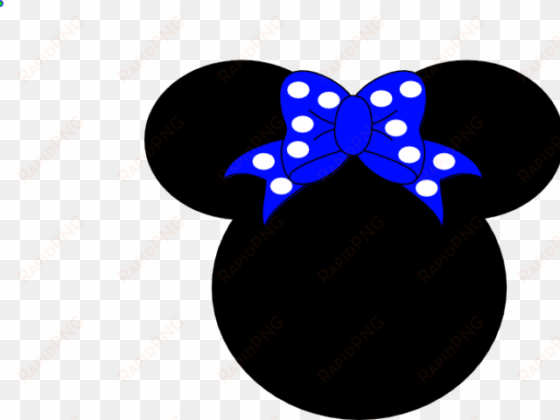 minnie mouse clipart blue - minnie mouse blue bow