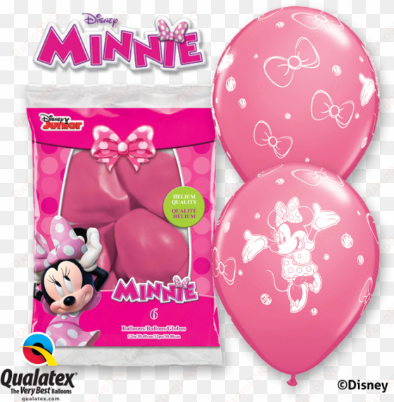 minnie mouse latex balloons 6s