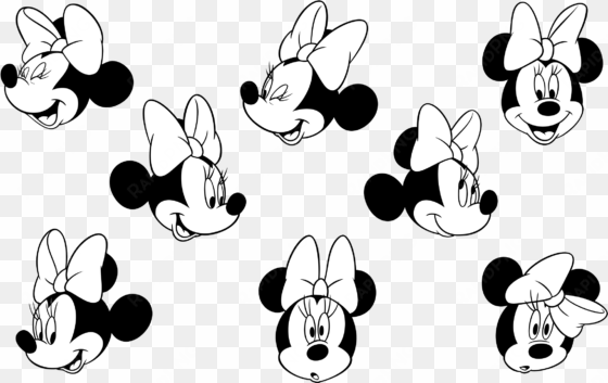 minnie mouse logo png transparent - minnie mouse faces