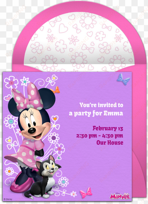 minnie mouse online invitation - minnie mouse 2 birthday invitations sample