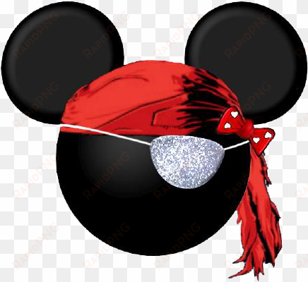 minnie mouse pirate clipart mickey head, mickey mouse - mickey mouse pirate head template