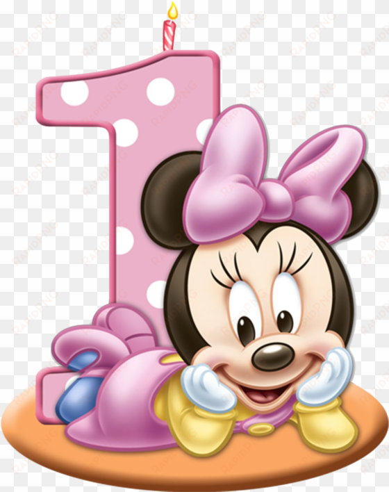 minnie mouse png baby girl birthday, - minnie mouse 1st png