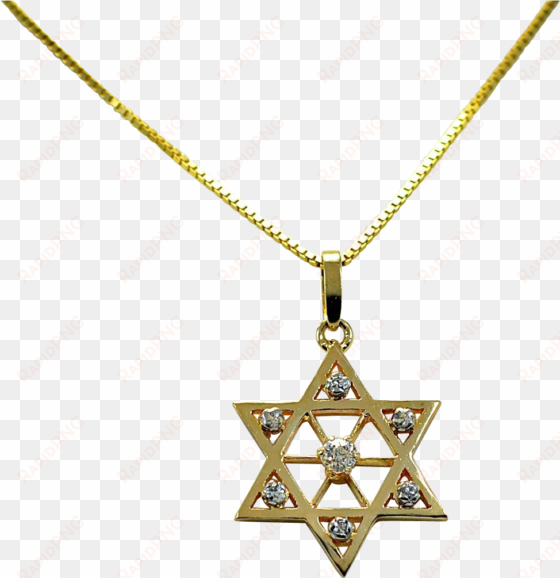 miracle gold star of david necklace - star of david necklace transparent background