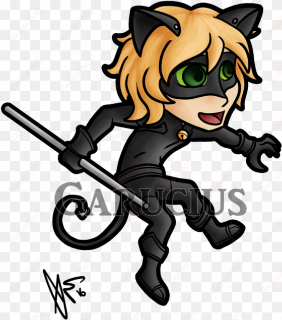 miraculous ladybug chat noir by garucius - art